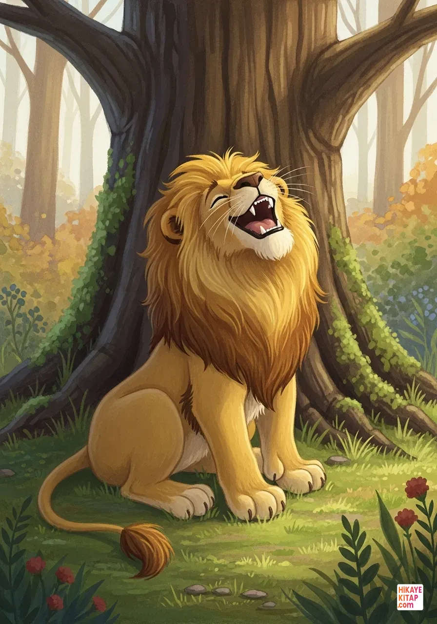 Aslan ile Cesur Fare Sayfa 8 görseli