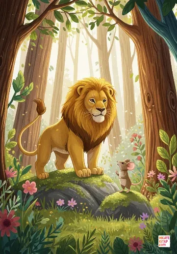 Aslan ile Cesur Fare kapak