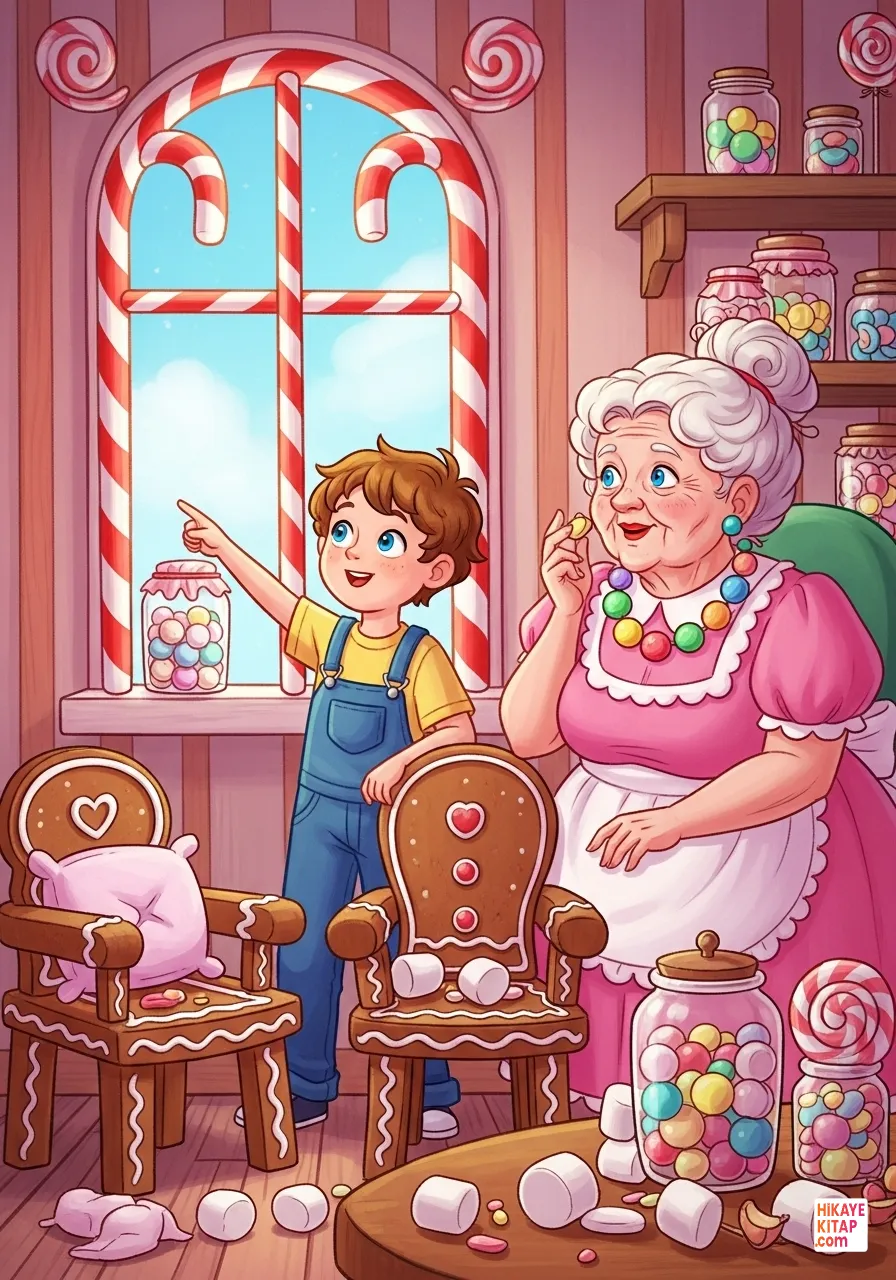 Hansel ve Gretel'in Tatlı Macerası Sayfa 9 görseli