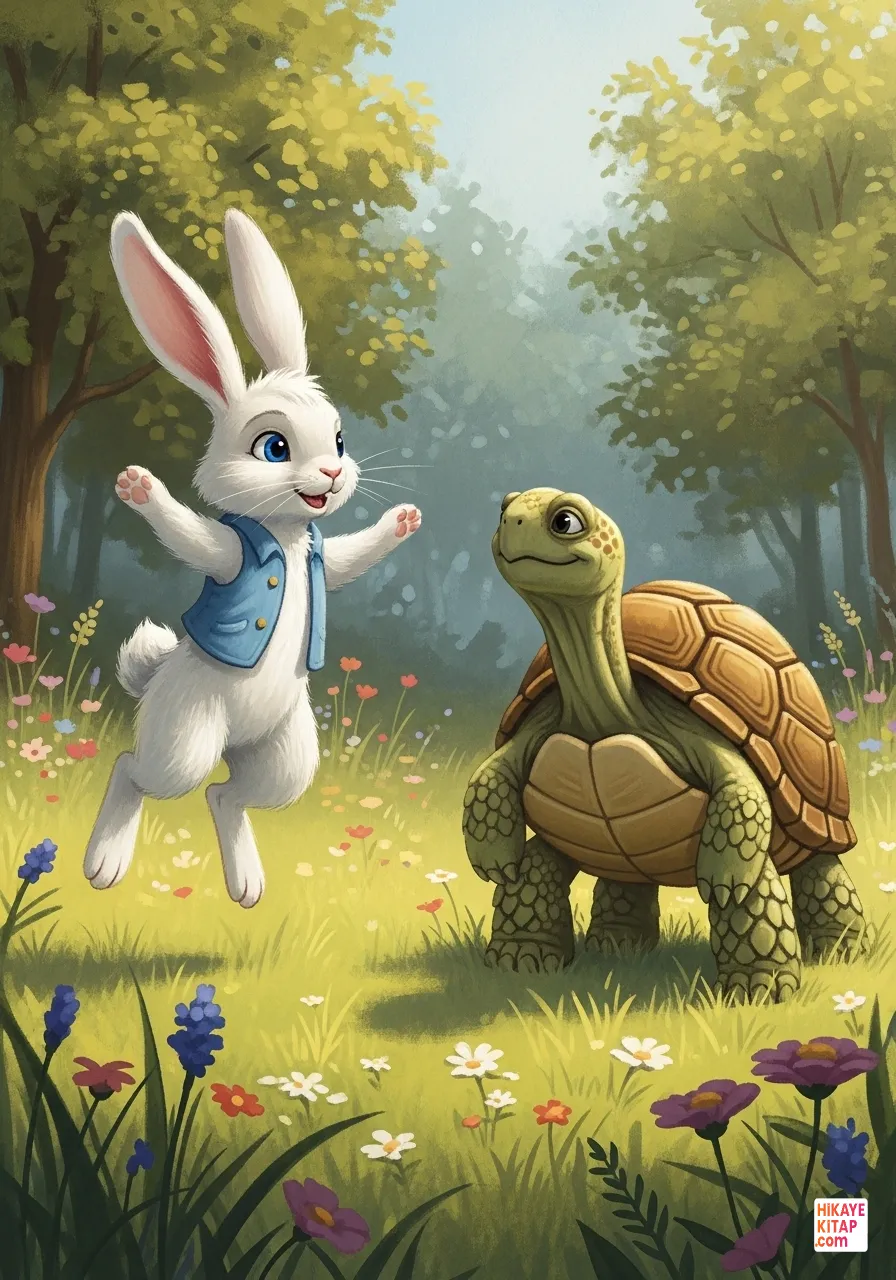 Tavşan ve Kaplumbağa Sayfa 1 görseli
