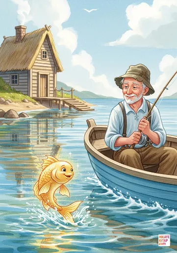 Cover of The Golden Fish and the Kind Fisherman