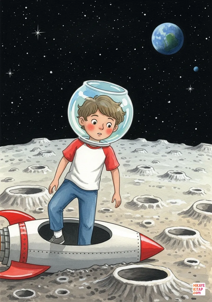 Ay Işığında Küçük Astronot Sayfa 9 görseli