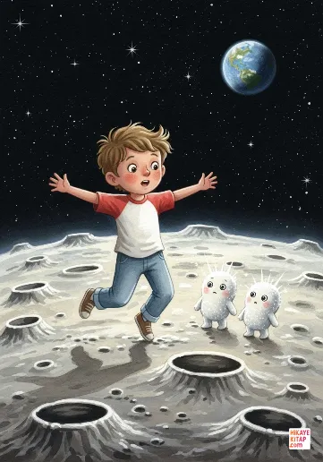 Ay Işığında Küçük Astronot kapak