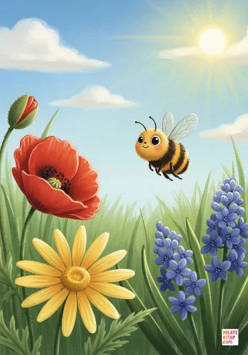 Cover of The Little Bee Gathers Flowers