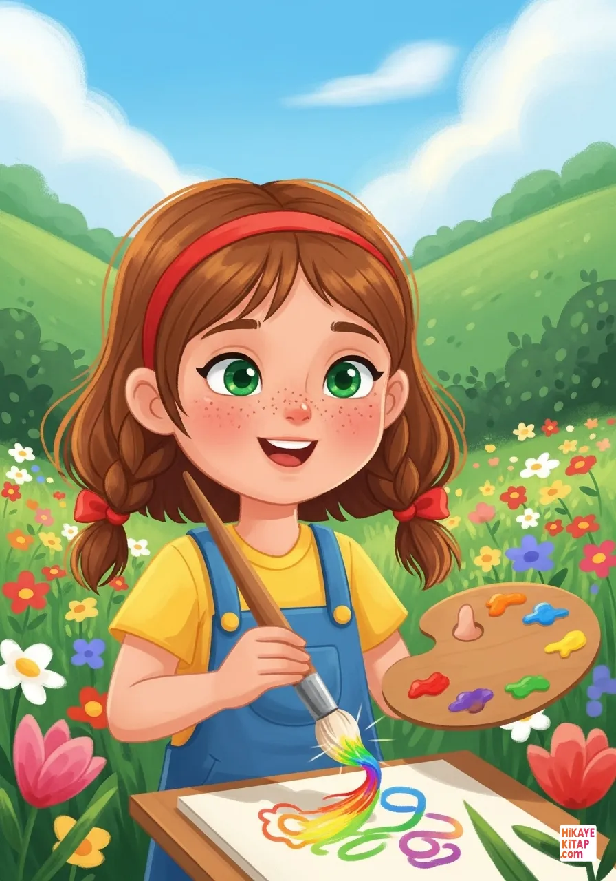 Minik Ressam ve Kaybolan Renkler Sayfa 1 görseli