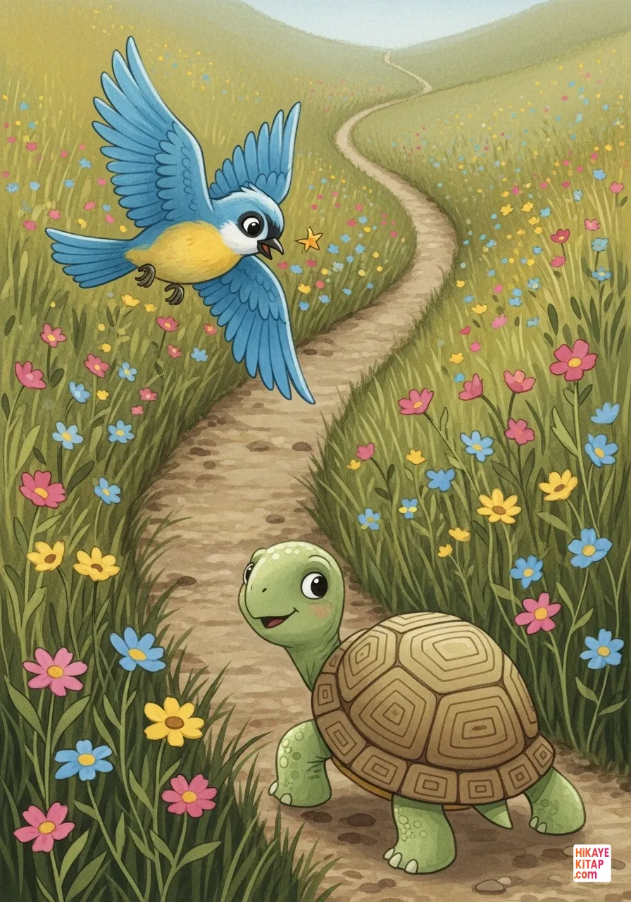 Yavaş Kaplumbağa ile Hızlı Kuş Sayfa 10 görseli