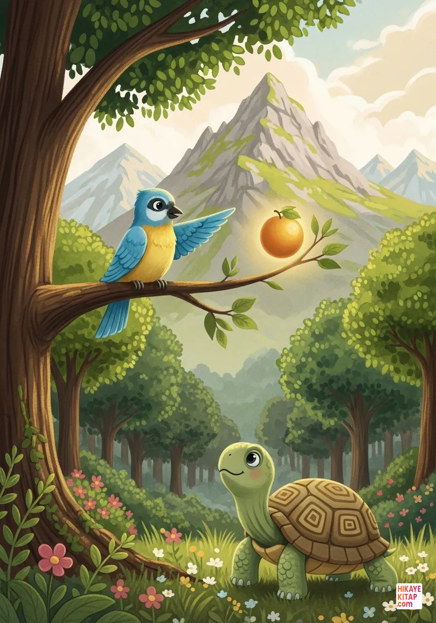 Yavaş Kaplumbağa ile Hızlı Kuş Sayfa 4 görseli