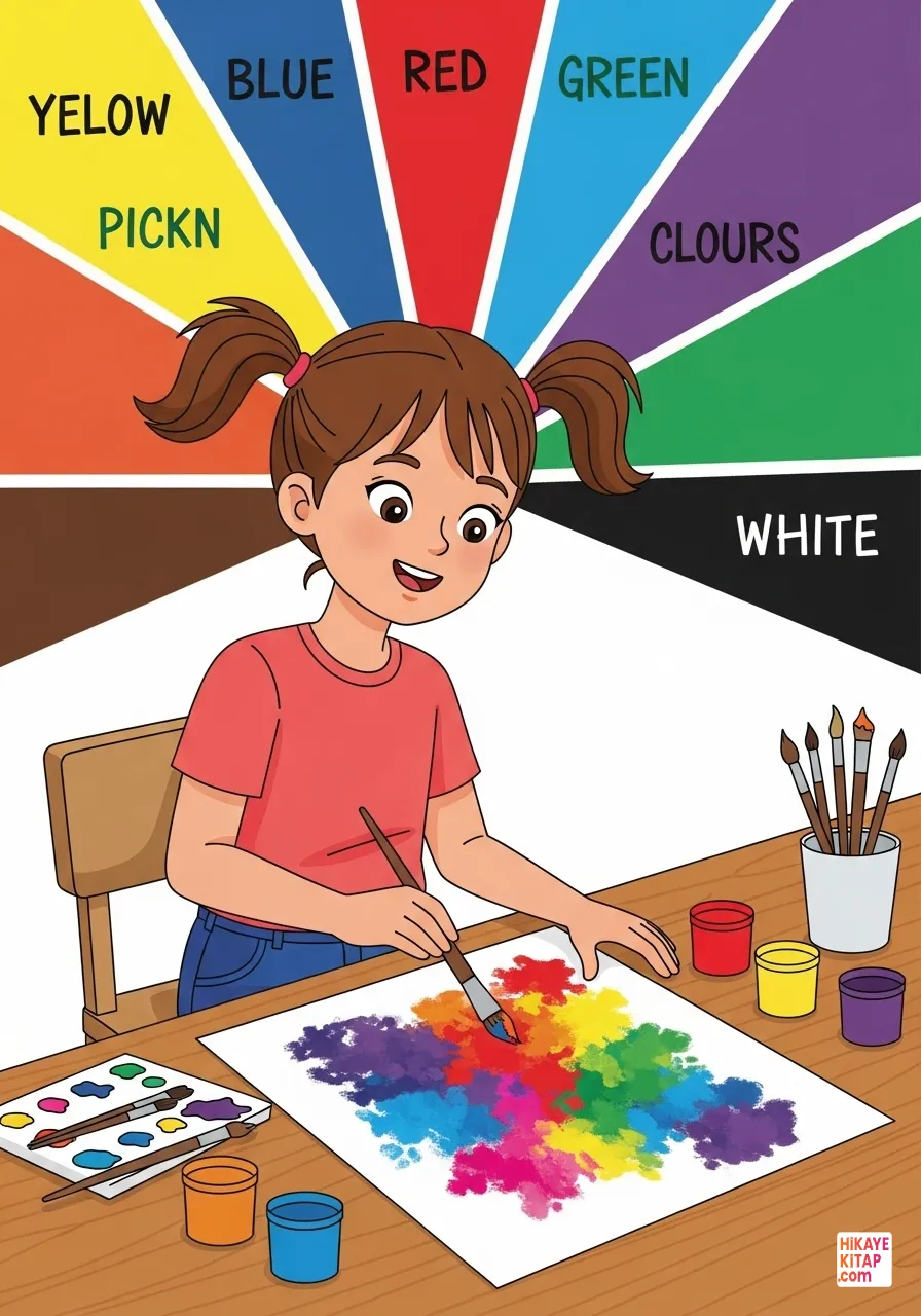 Ece ve Renklerin İngilizce Macerası Sayfa 12 görseli