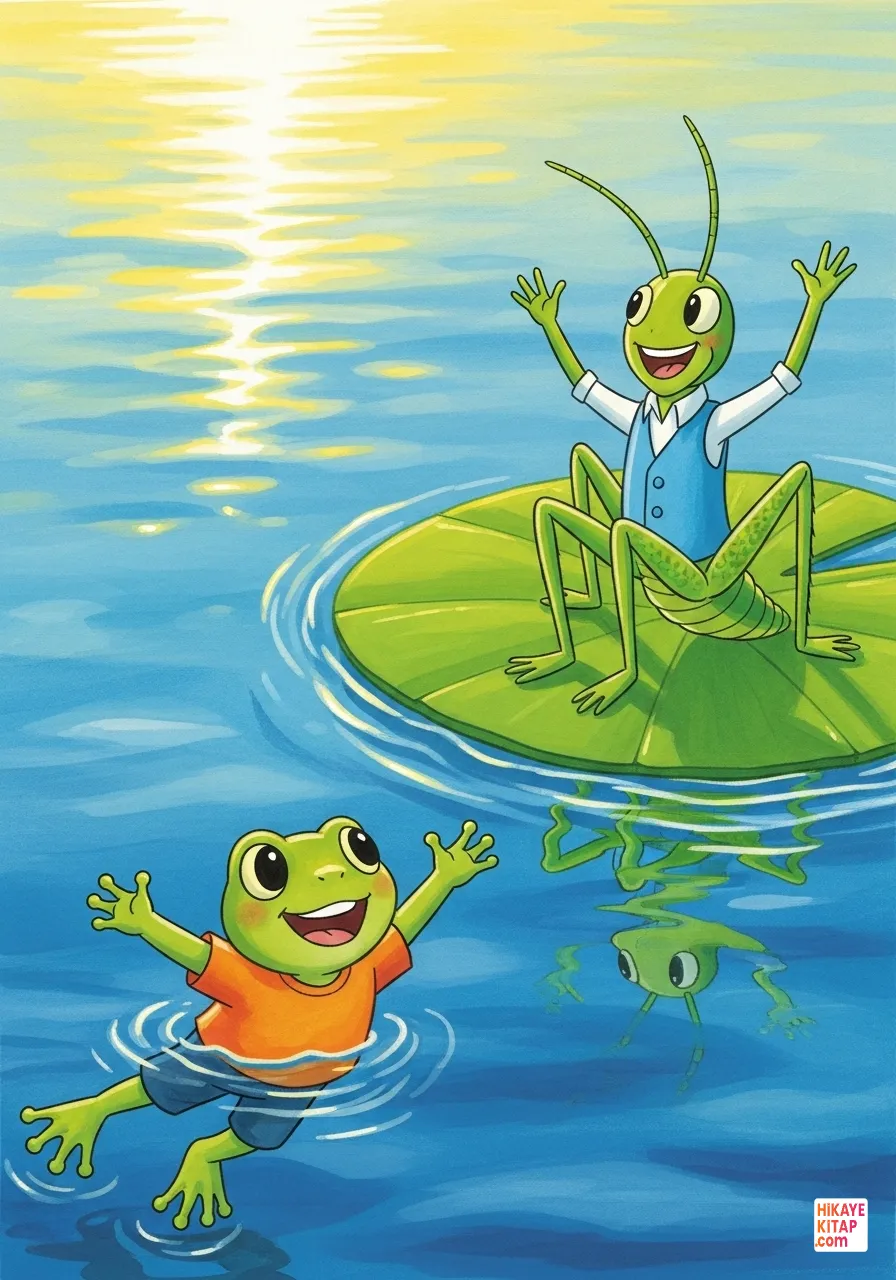 Küçük Kurbağa ve Cesaret Gölü Sayfa 11 görseli