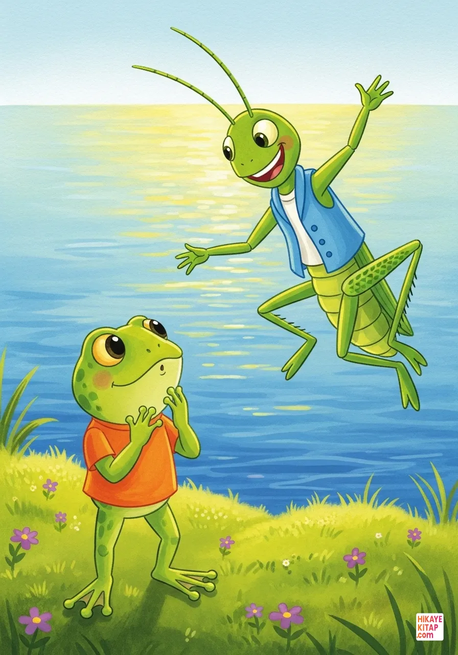 Küçük Kurbağa ve Cesaret Gölü Sayfa 3 görseli