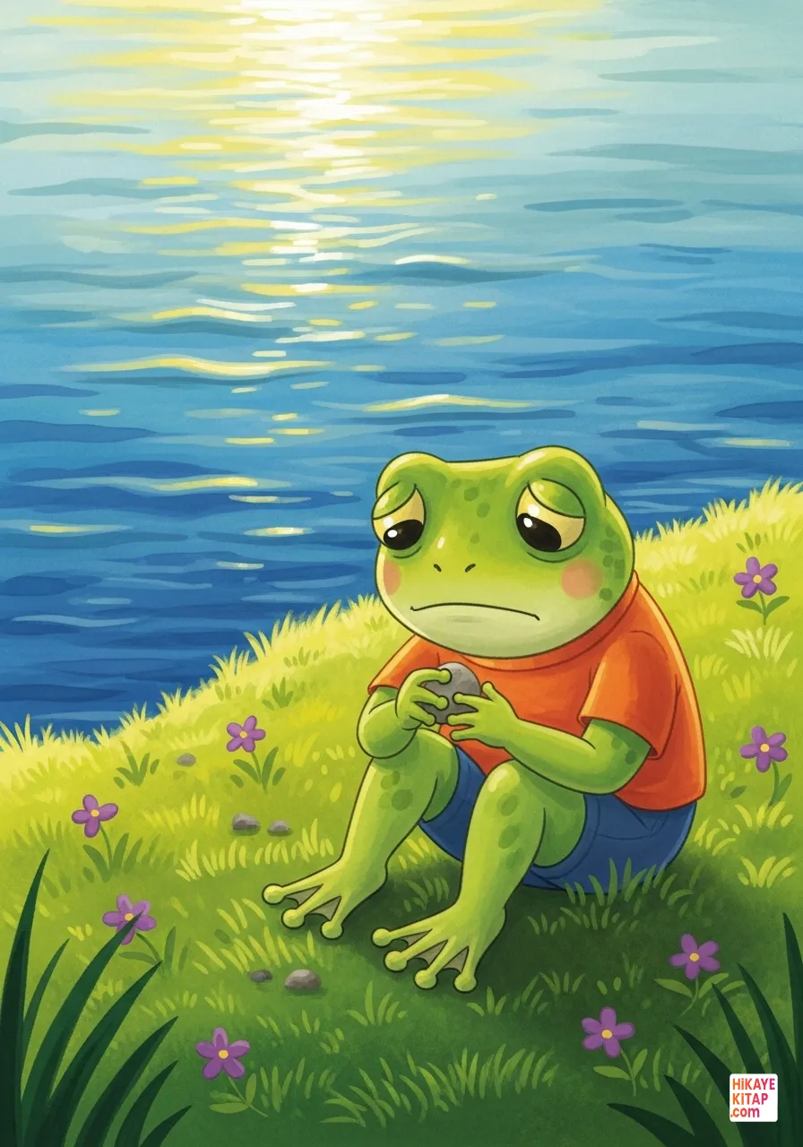 Küçük Kurbağa ve Cesaret Gölü Sayfa 4 görseli
