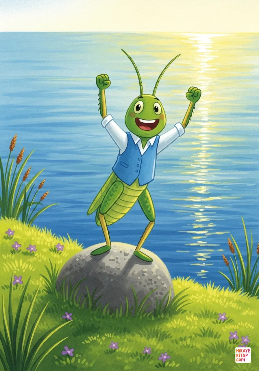 Küçük Kurbağa ve Cesaret Gölü Sayfa 8 görseli