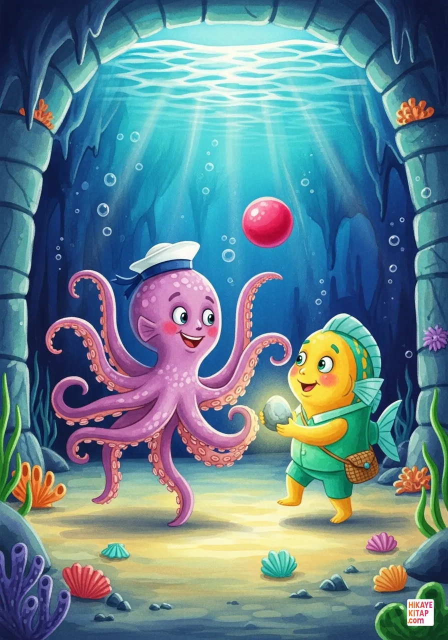 Minik Balık Bibi ve Işık Taşı Sayfa 11 görseli