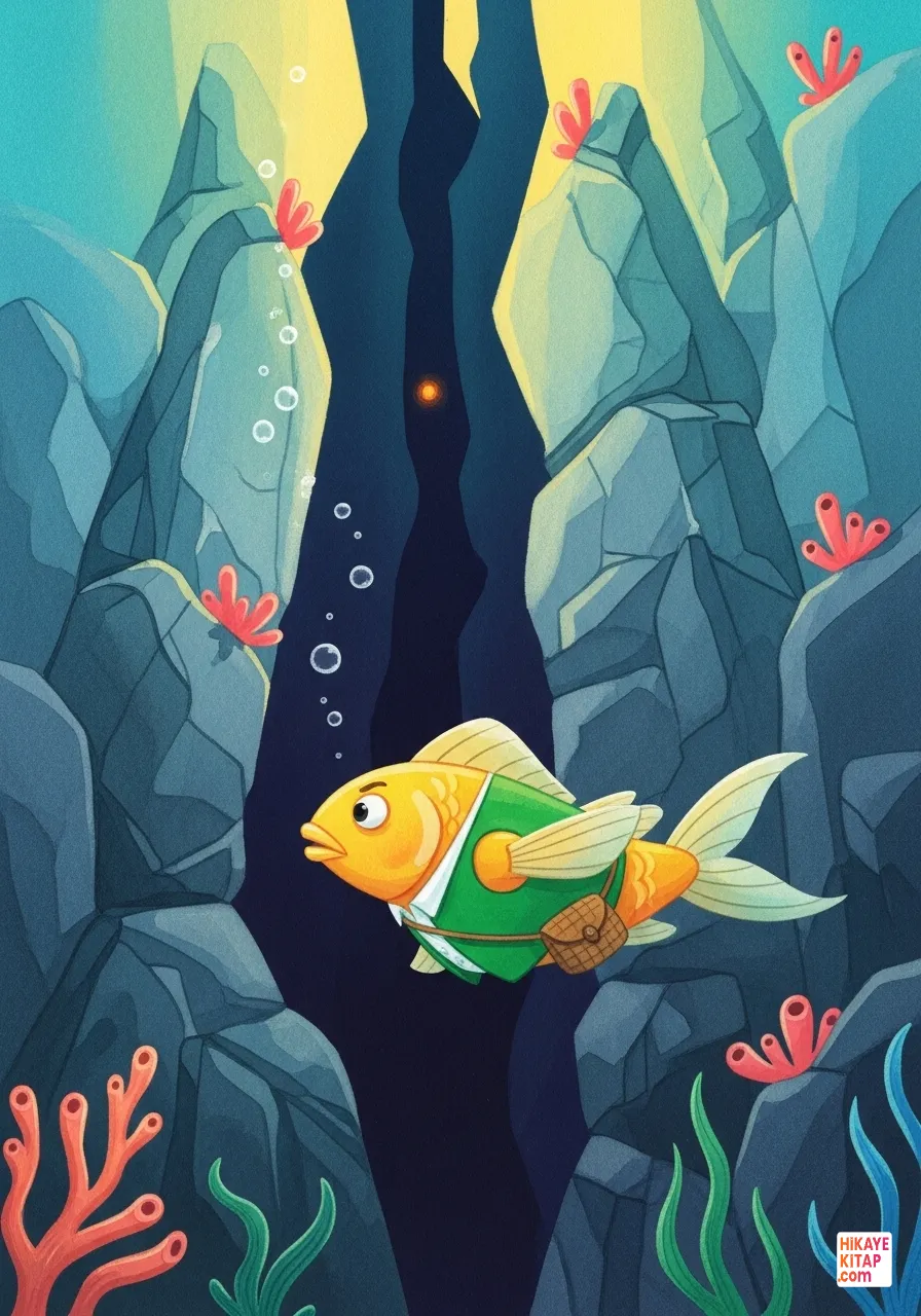 Minik Balık Bibi ve Işık Taşı Sayfa 3 görseli