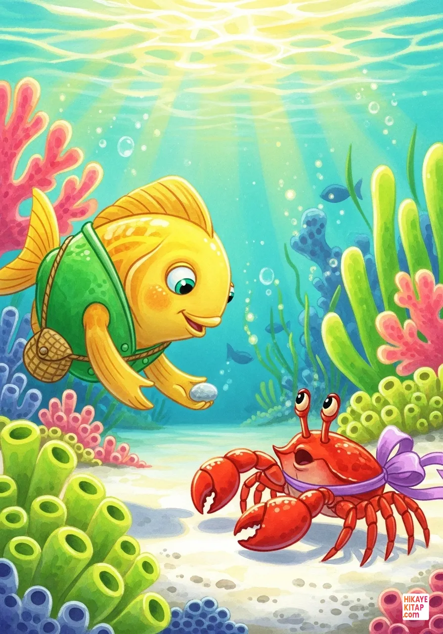 Minik Balık Bibi ve Işık Taşı Sayfa 5 görseli