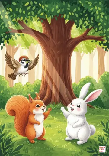 Minik Serçe ve Paylaşım Ağacı kapak