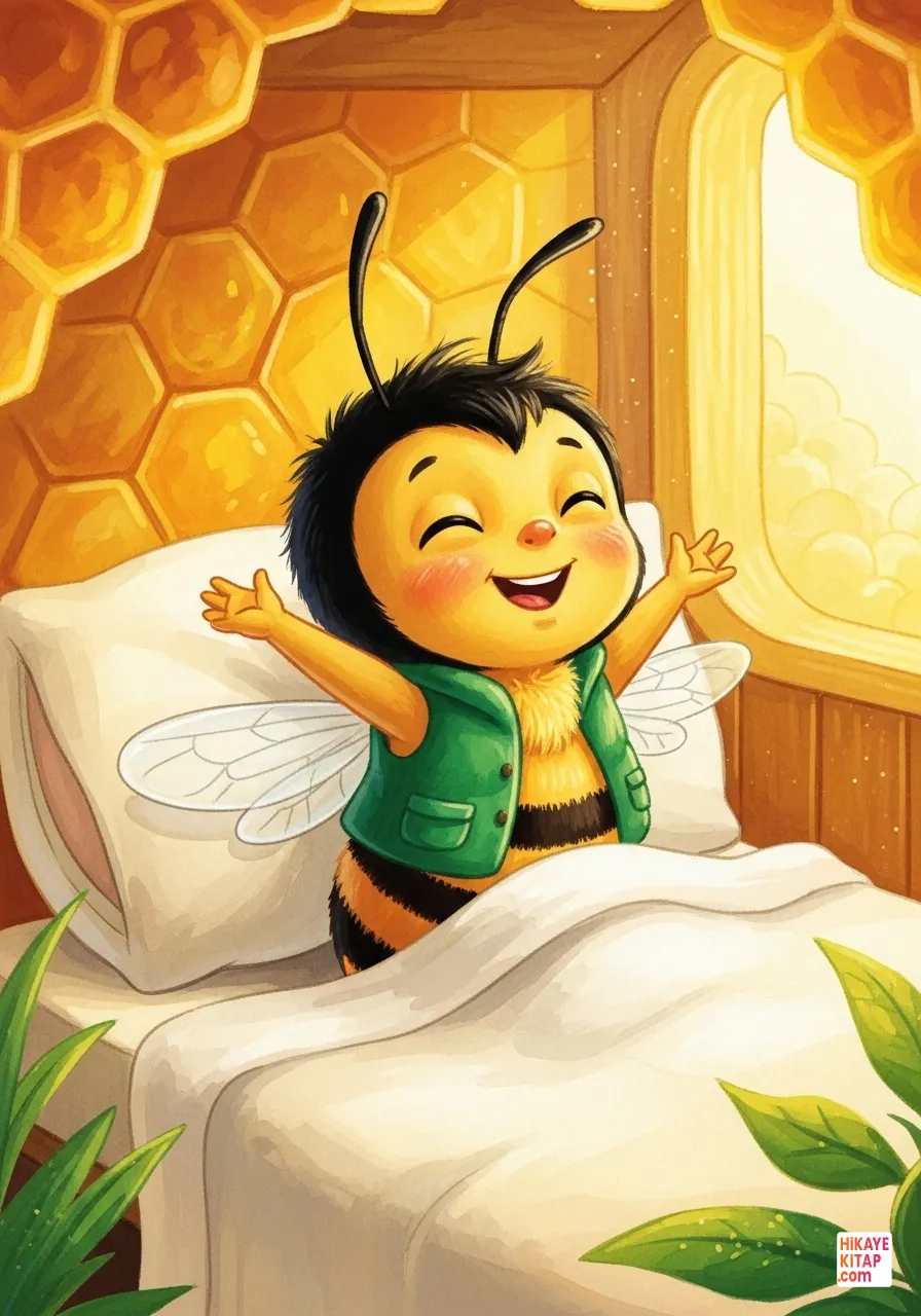 Minik Arı ve Renkli Bahçe Sayfa 1 görseli