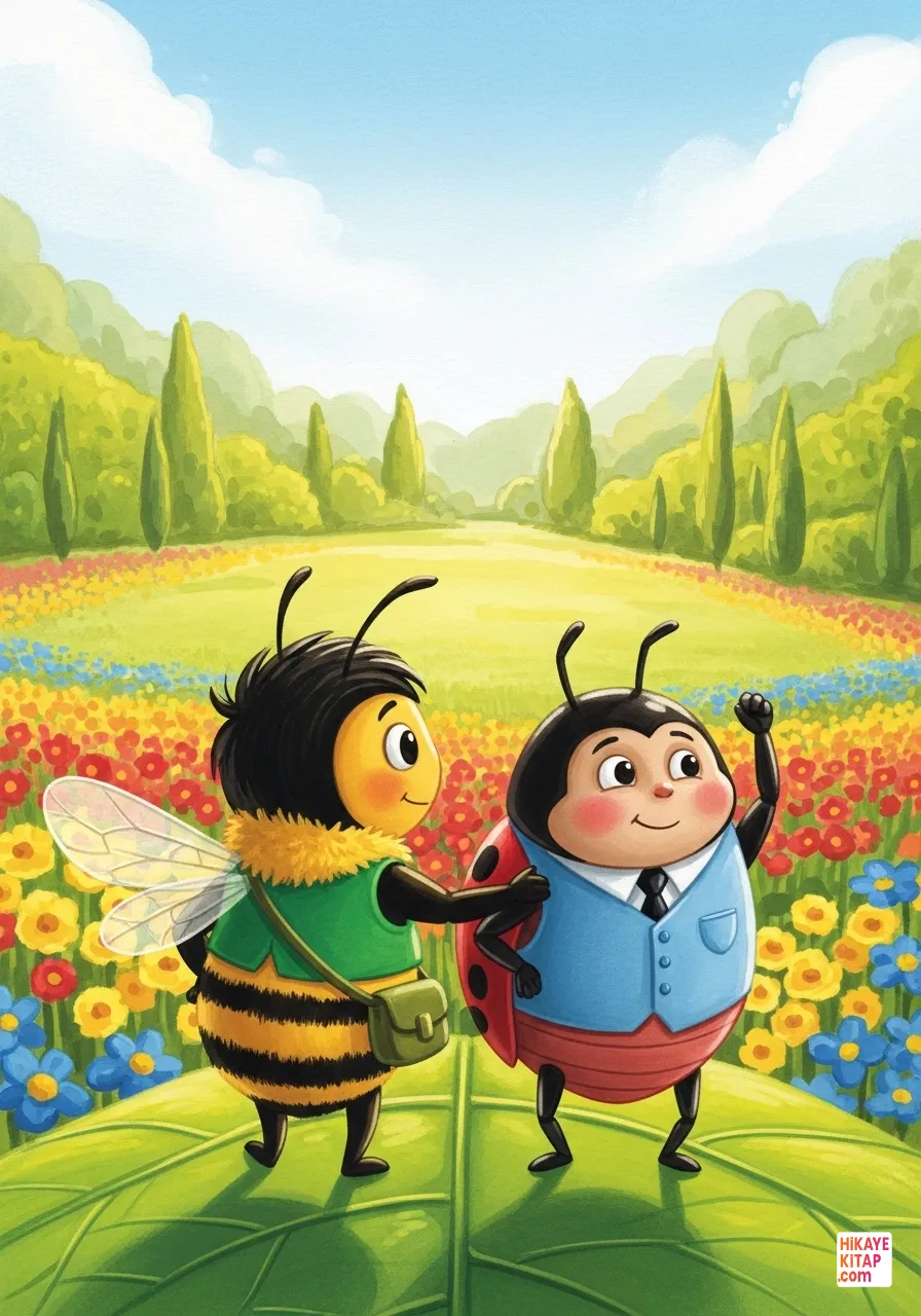 Minik Arı ve Renkli Bahçe Sayfa 10 görseli