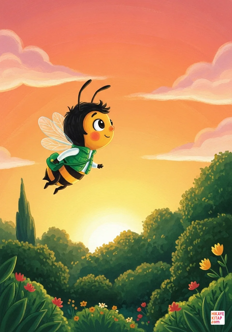 Minik Arı ve Renkli Bahçe Sayfa 12 görseli
