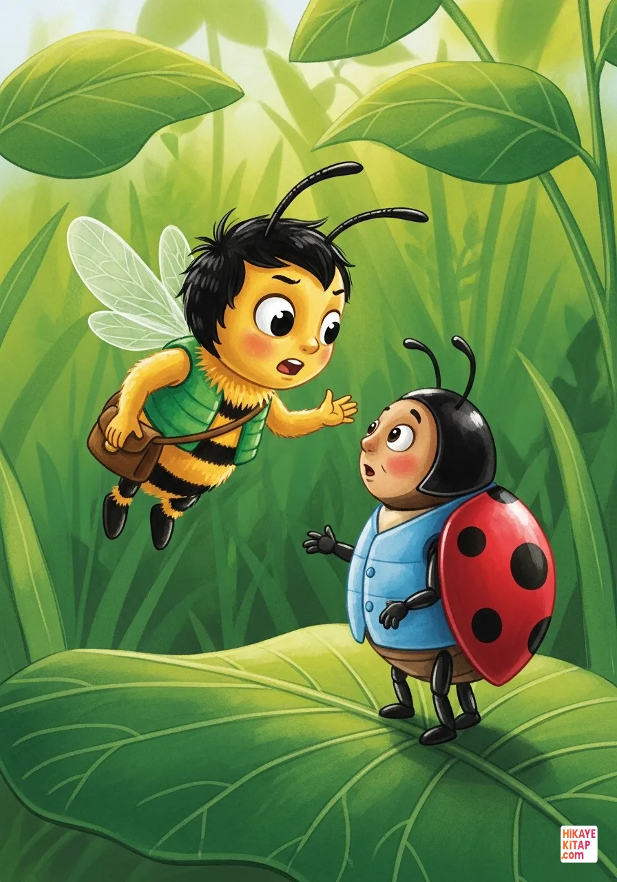 Minik Arı ve Renkli Bahçe Sayfa 3 görseli
