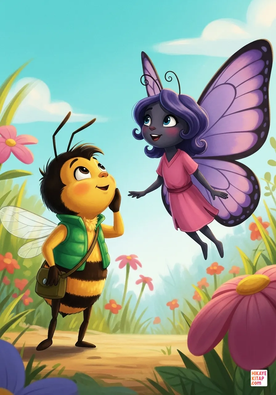 Minik Arı ve Renkli Bahçe Sayfa 5 görseli