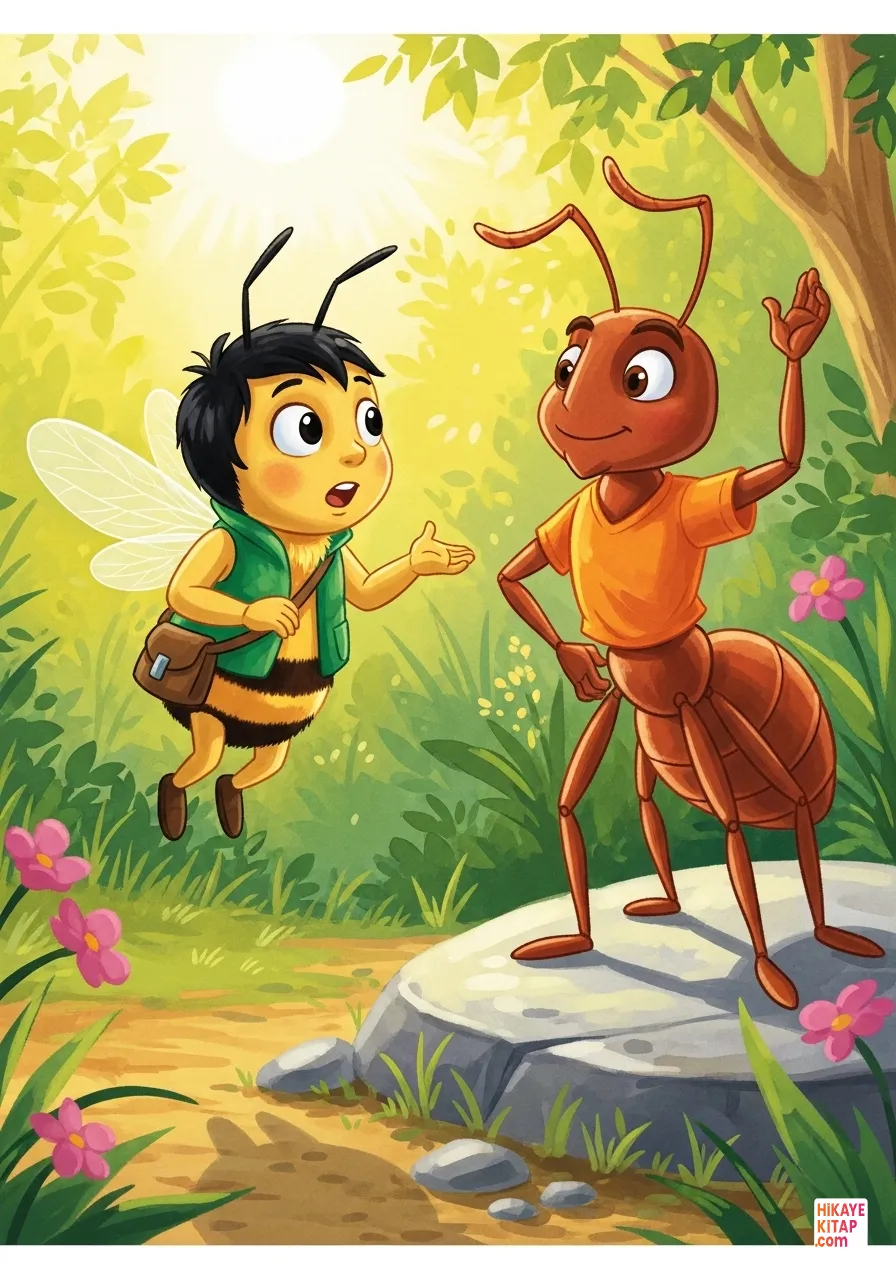 Minik Arı ve Renkli Bahçe Sayfa 7 görseli