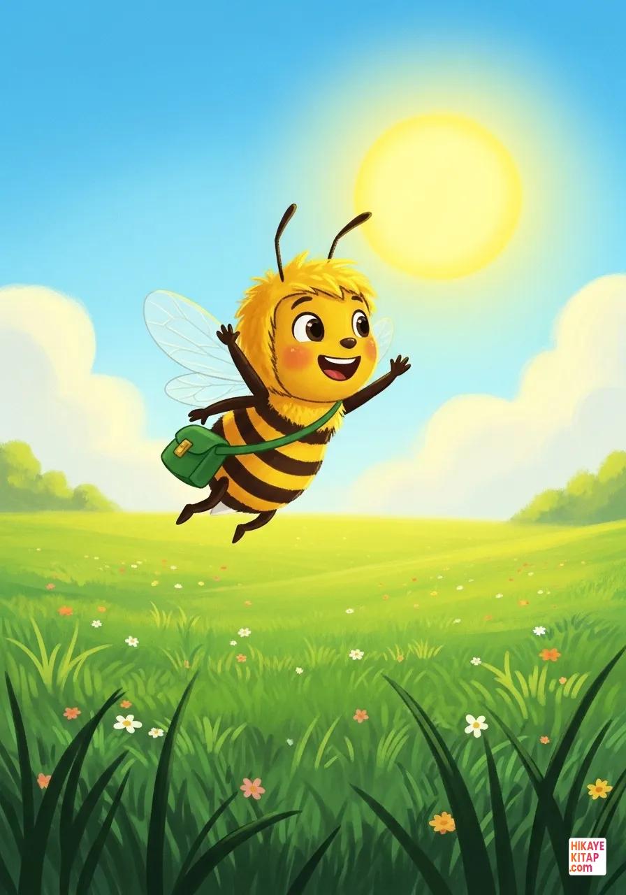 Little Bee and the Colorful Garden Page 1 image