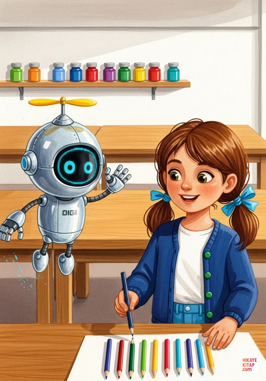 Selin ve Sayıların Renkli Dünyası Sayfa 5 görseli