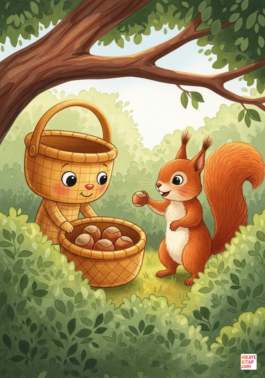 The Journey of Sepi the Little Hazelnut Basket Page 2 image