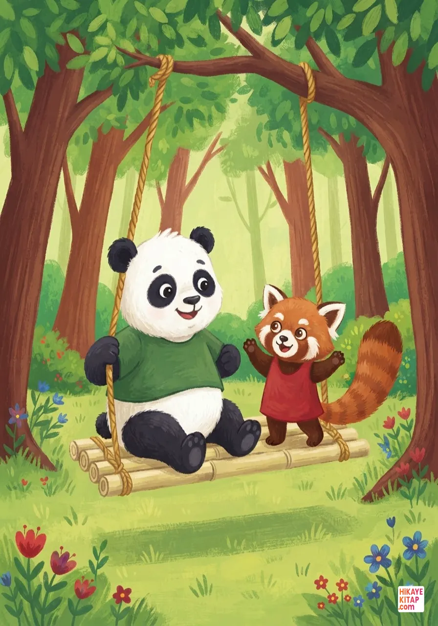 Minik Panda ve Bambu Salıncağı Sayfa 2 görseli