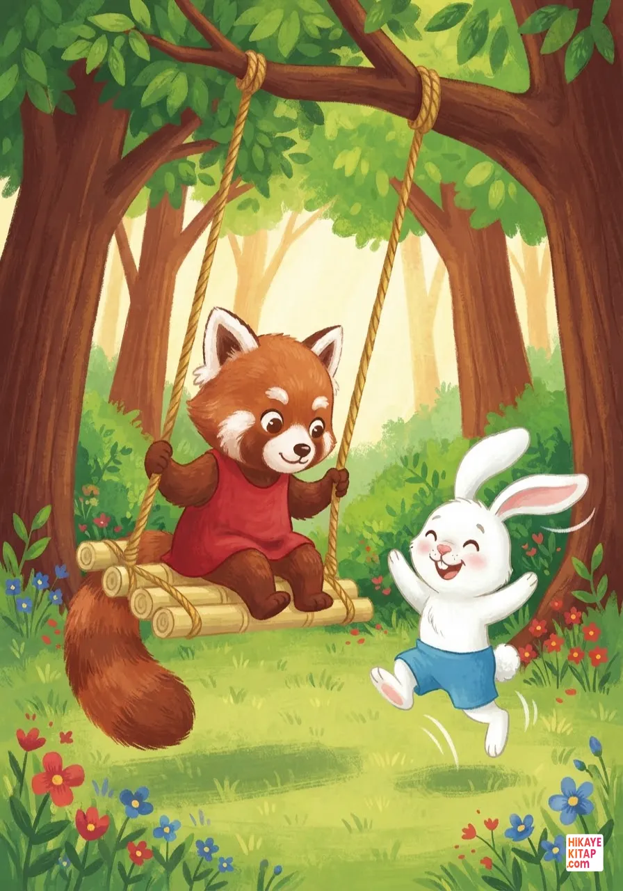 Minik Panda ve Bambu Salıncağı Sayfa 3 görseli