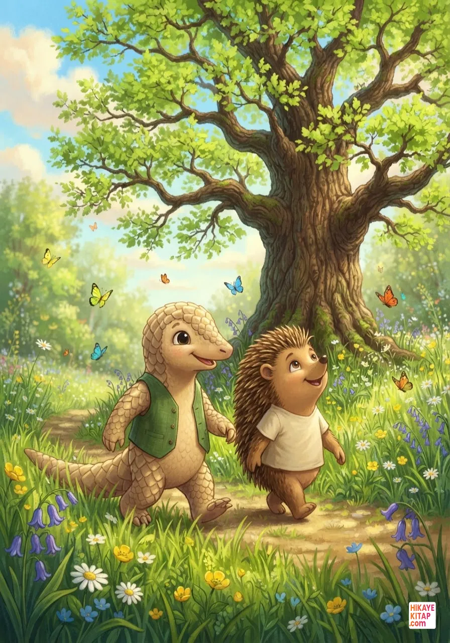 Minik Pangolin ve Yaprak Takvimi Sayfa 12 görseli