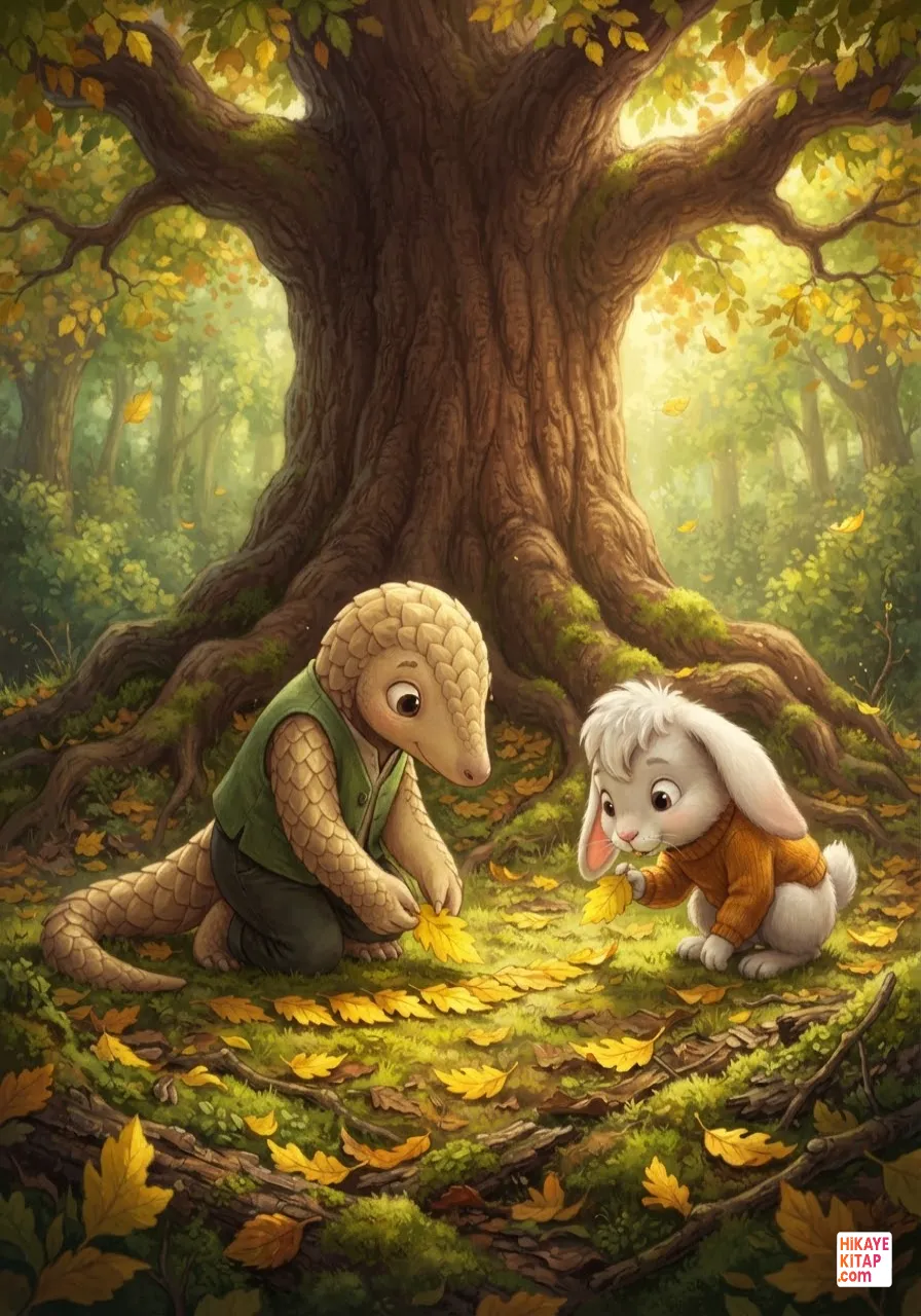 Minik Pangolin ve Yaprak Takvimi Sayfa 3 görseli