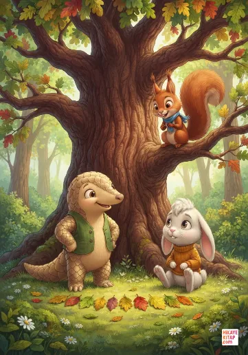 Minik Pangolin ve Yaprak Takvimi kapak