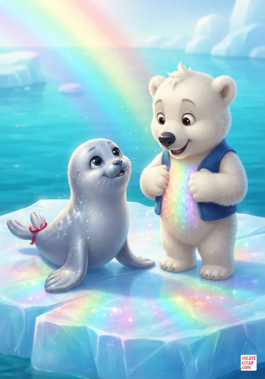 The Little Polar Bear and the Light Show on the Ice Page 8 image