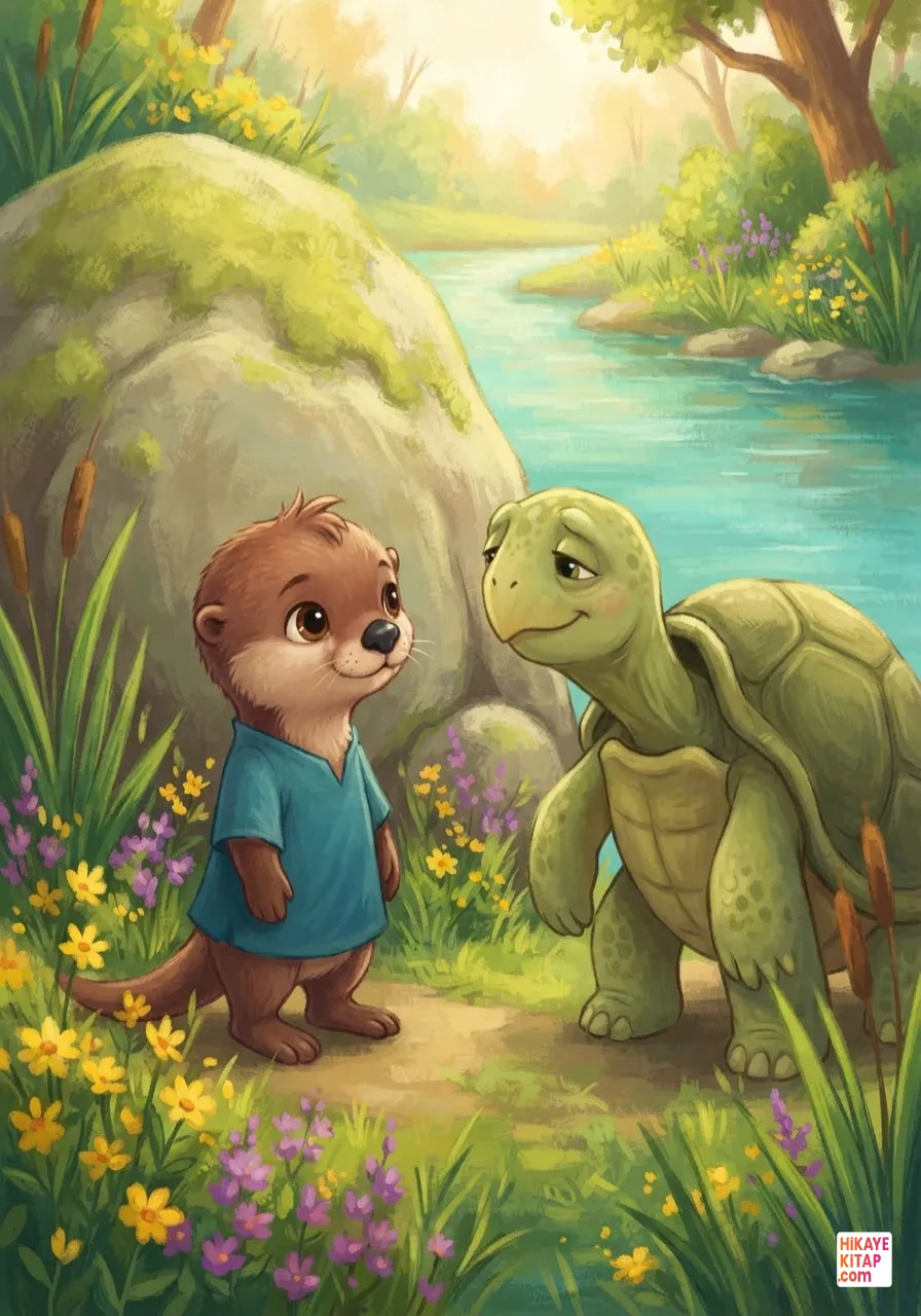 Sammy the Little Otter and the Round River Stones Page 10 image