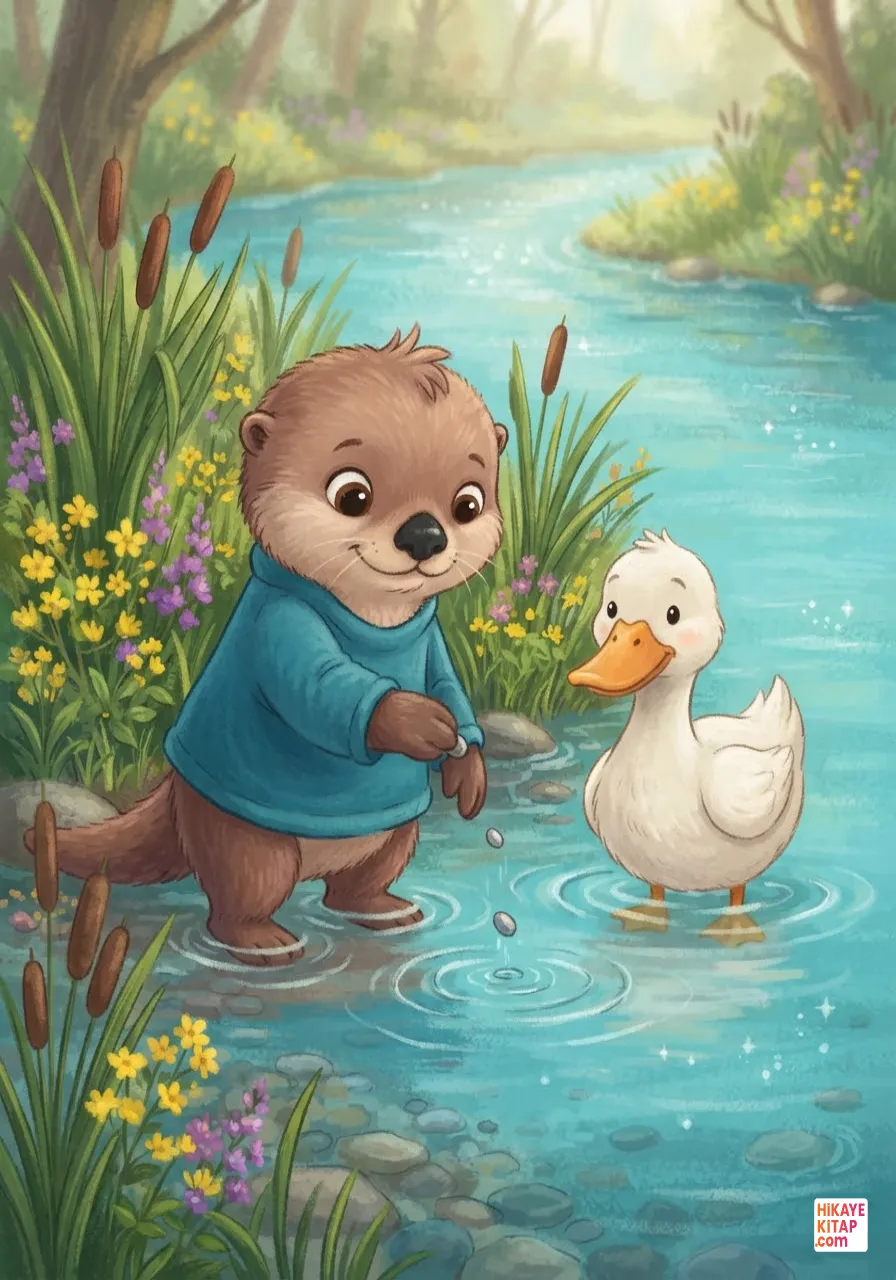 Sammy the Little Otter and the Round River Stones Page 12 image