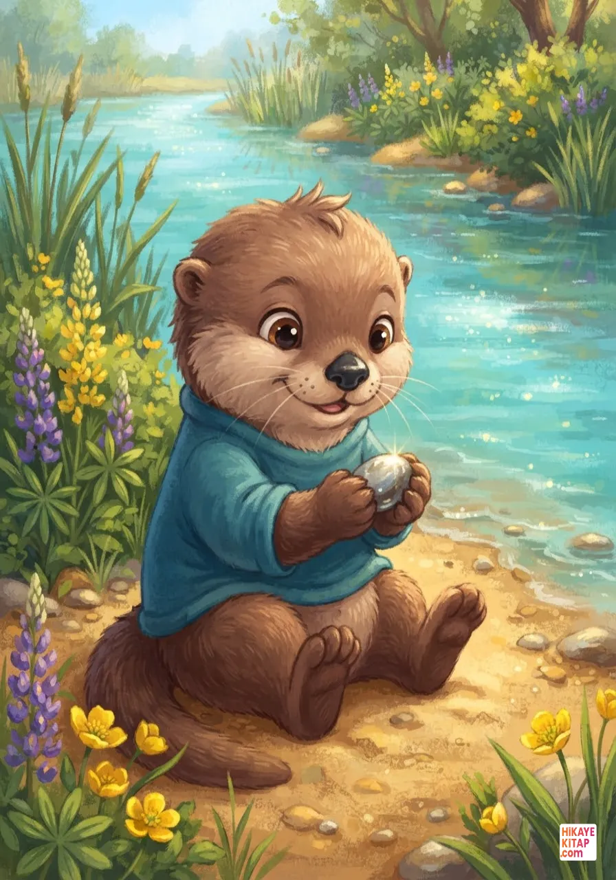 Sammy the Little Otter and the Round River Stones Page 3 image