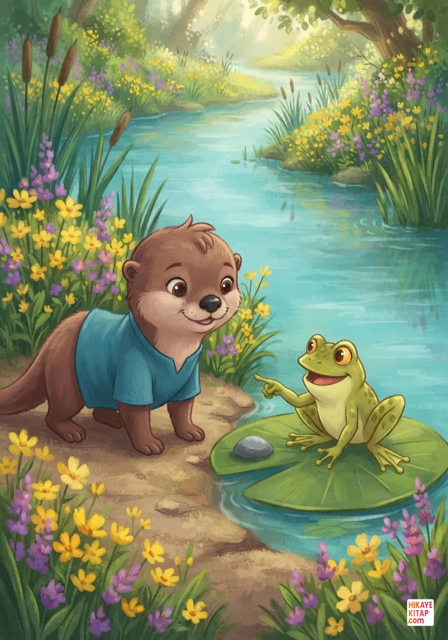 Sammy the Little Otter and the Round River Stones Page 4 image