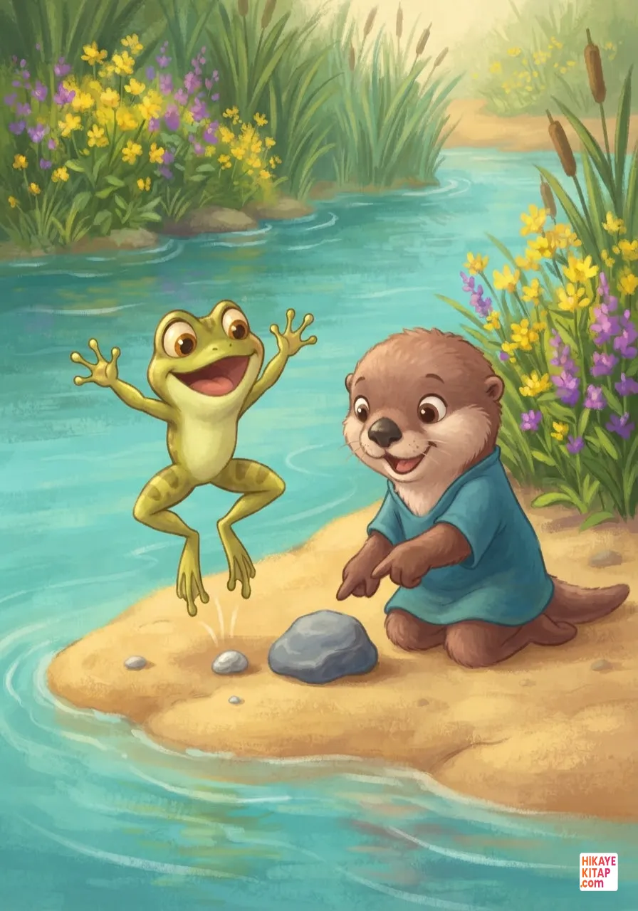 Sammy the Little Otter and the Round River Stones Page 5 image