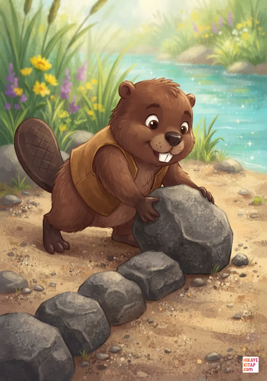 Sammy the Little Otter and the Round River Stones Page 9 image