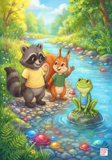Minik Rakun Fındık ve Parlayan Irmak kapak