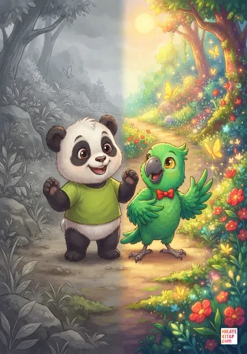 Minik Panda Pati ve Kaybolan Renkler kapak
