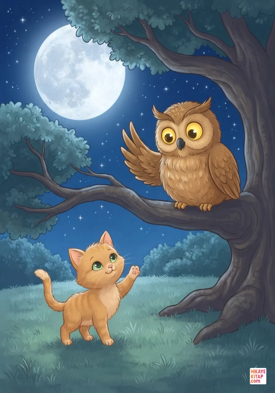 Minik Kedi Misket ve Ay Işığı Sayfa 11 görseli