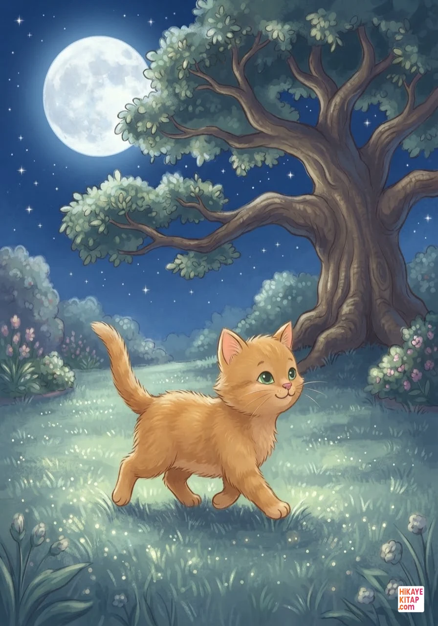 Minik Kedi Misket ve Ay Işığı Sayfa 2 görseli