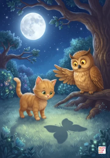Minik Kedi Misket ve Ay Işığı kapak
