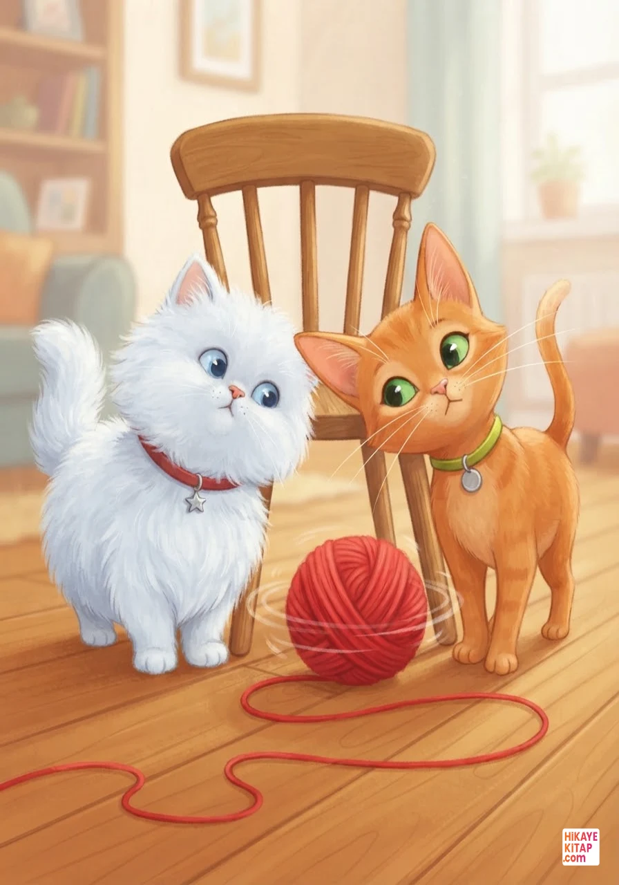 Minik Kedi Pati ve Yumak Yarışı Sayfa 6 görseli