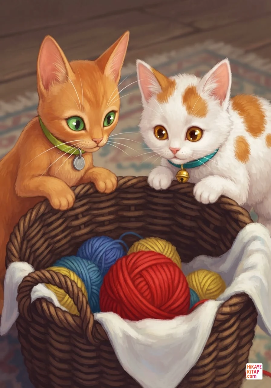 Minik Kedi Pati ve Yumak Yarışı Sayfa 9 görseli