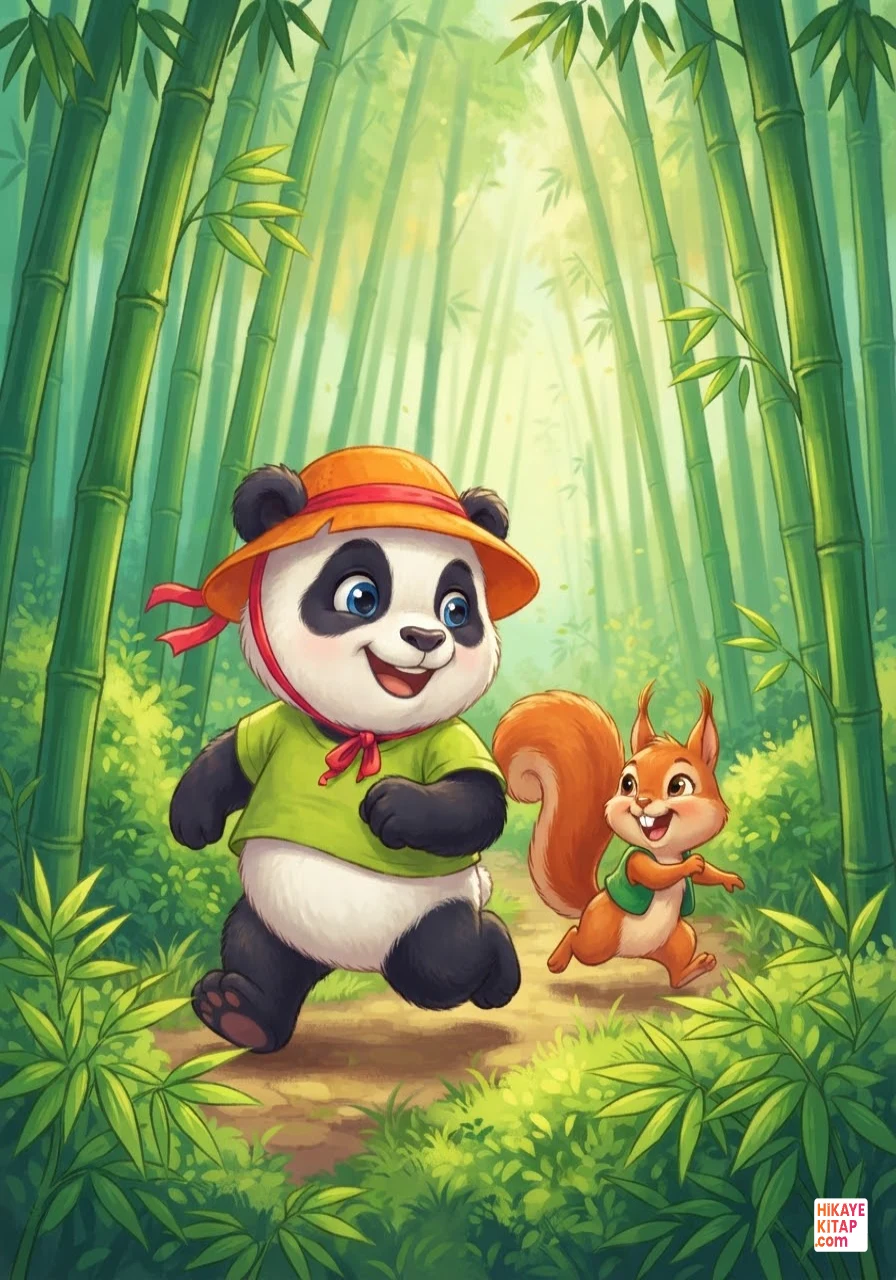 Minik Panda Pati ve Uçan Şapka Sayfa 10 görseli