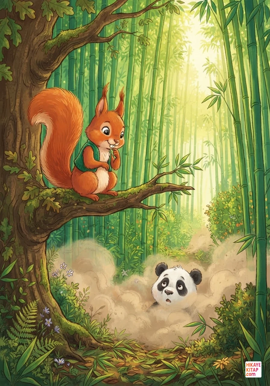Minik Panda Pati ve Uçan Şapka Sayfa 5 görseli
